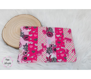 Stickdatei ITH - Patchwork Flip & Fold Platzdecke Untersetzer bis 36x24